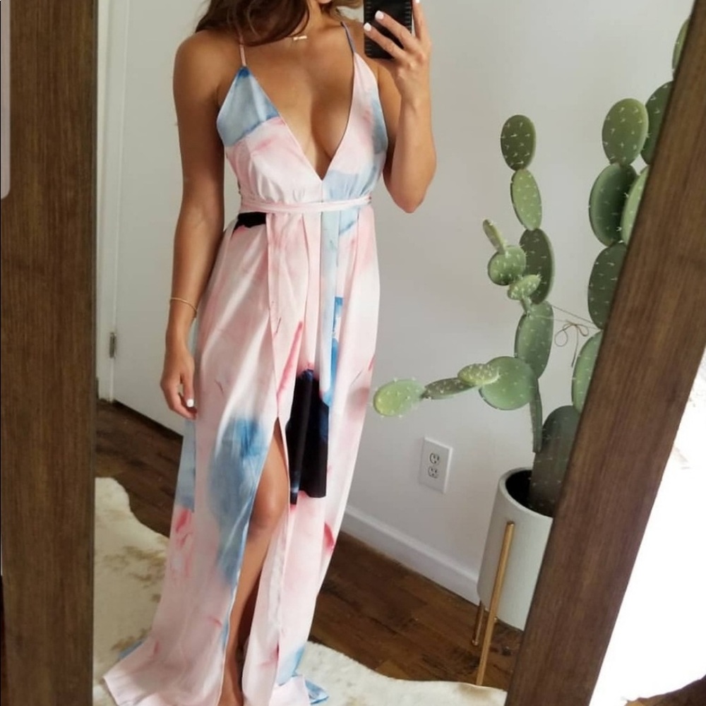Cotton Candy maxi dress